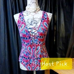 Michael Michael Kors Red White & Blue Swimsuit